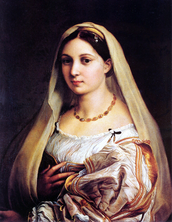  Raphael Donna Velata (also known as Woman with a Veil) - Canvas Art Print