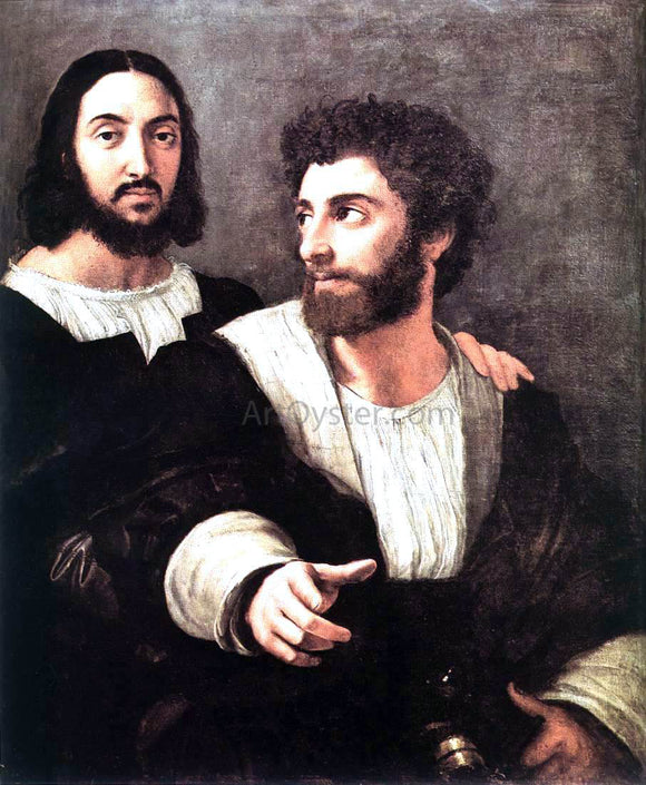  Raphael Double Portrait - Canvas Art Print