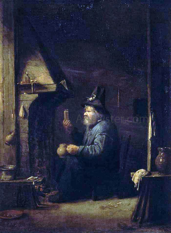  Josse Van Craesbeeck Drunkard - Canvas Art Print