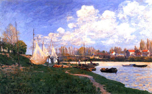  Alfred Sisley Drying Nets - Canvas Art Print