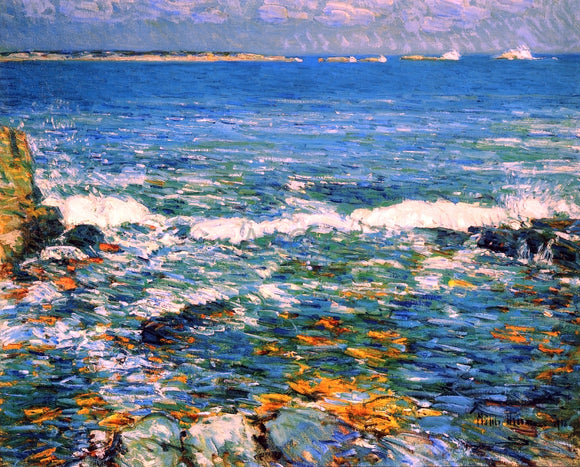  Frederick Childe Hassam Duck Island from Appledore - Canvas Art Print