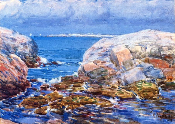  Frederick Childe Hassam At Duck Island, Isles of Shoals - Canvas Art Print