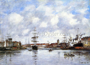  Eugene-Louis Boudin Dunkirk, the Hollandaise Basin - Canvas Art Print