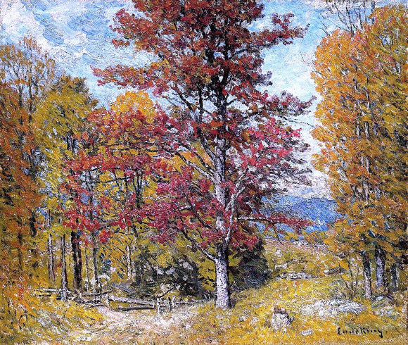  John Joseph Enneking Early Autumn - Canvas Art Print
