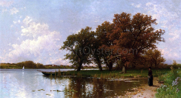  Alfred Thompson Bricher Early Autumn on Long Island - Canvas Art Print