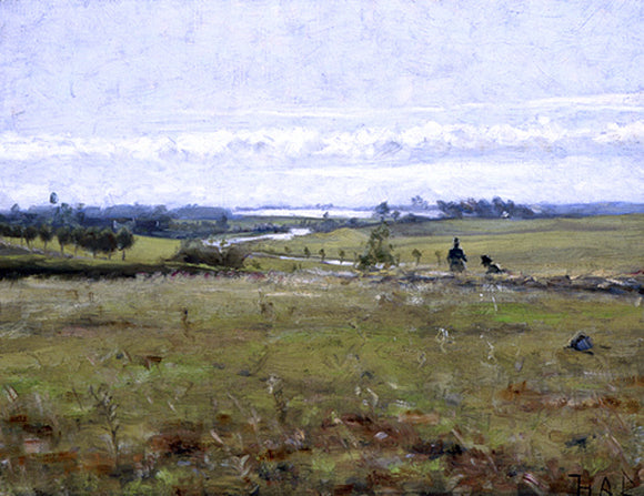  Hans Anderson Brendekilde Early Morning over the Marsh - Canvas Art Print