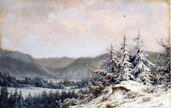  William Mason Brown Early Snow - Canvas Art Print