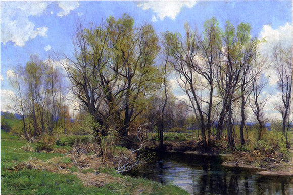  Hugh Bolton Jones Early Spring, Near Sheffield, Massachusetts - Canvas Art Print