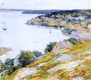  Willard Leroy Metcalf East Boothbay Harbor - Canvas Art Print