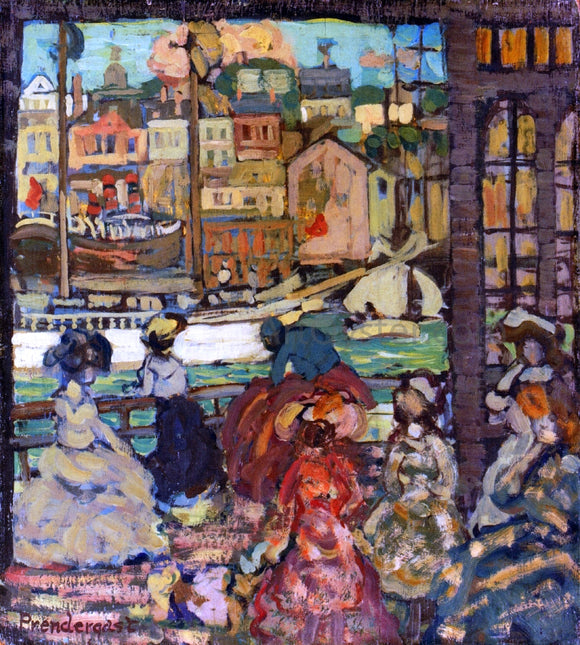 Maurice Prendergast East Boston Ferry - Canvas Art Print