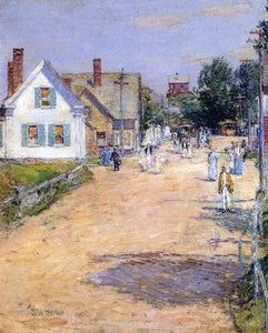  Frederick Childe Hassam East Gloucester, End of Trolly Line - Canvas Art Print