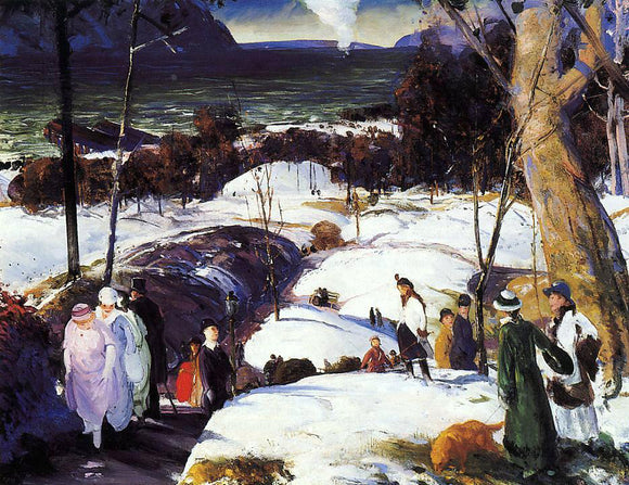  George Wesley Bellows Easter Snow - Canvas Art Print