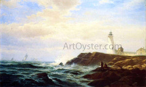  Edward Moran Eastern Point, Gloucester - Canvas Art Print