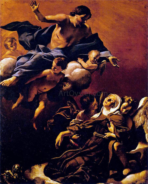  Giovanni Lanfranco Ecstasy of St Margaret of Cortona - Canvas Art Print