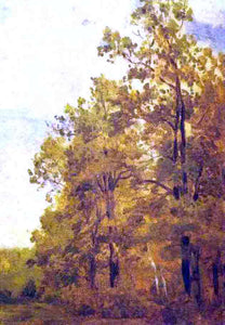  Isaac Ilich Levitan Edge of a Forest Study - Canvas Art Print