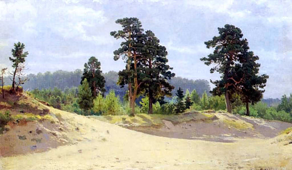  Ivan Ivanovich Shishkin Edge of forest - Canvas Art Print