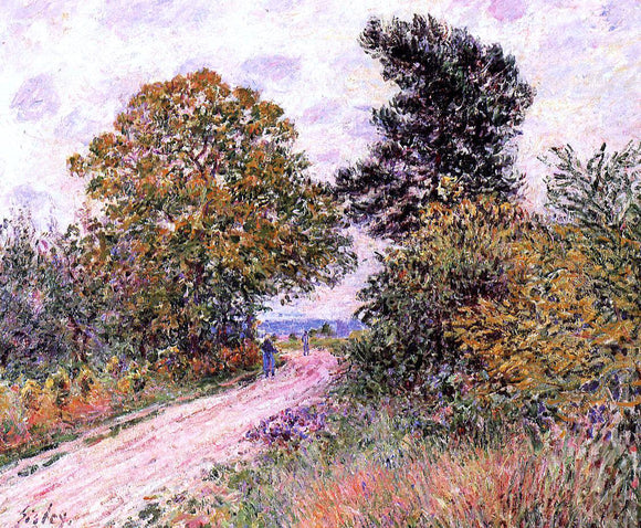  Alfred Sisley Edge of the Fountainbleau Forest - Morning - Canvas Art Print