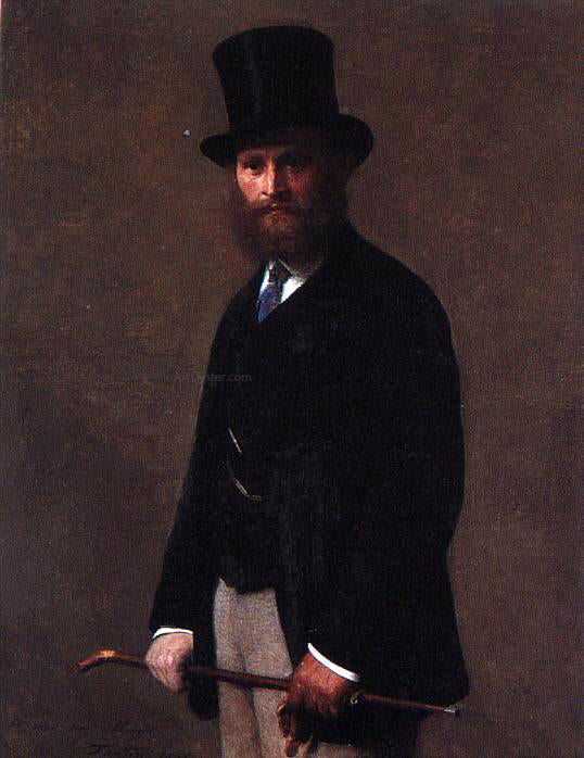  Henri Fantin-Latour Edouard Manet - Canvas Art Print