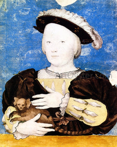  The Younger Hans Holbein Edward, Prince of Wales, with Monkey - Canvas Art Print