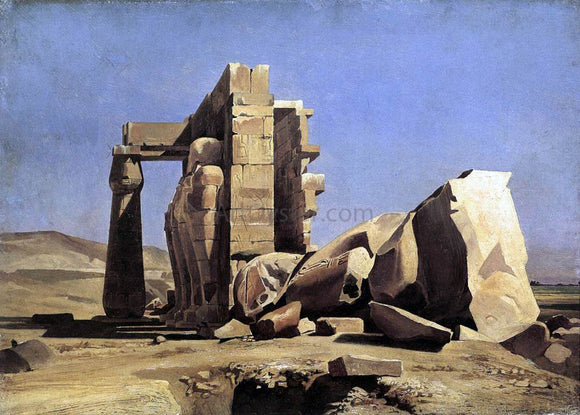  Marc-Charles-Gabriel Gleyre Egyptian Temple - Canvas Art Print