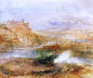  Joseph William Turner Ehrenbrietstein and Coblenz - Canvas Art Print