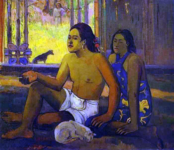  Paul Gauguin Eilaha Ohipa (also known as Not Working) - Canvas Art Print