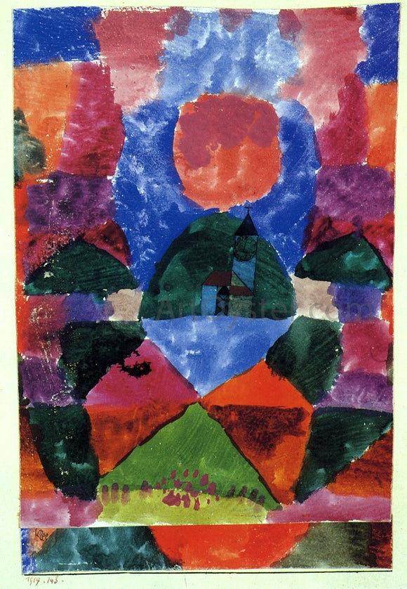  Paul Klee Ein Druck von Tegernsee - Canvas Art Print