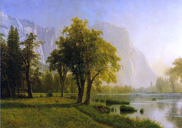  Albert Bierstadt El Capitan, Yosemite Valley - Canvas Art Print