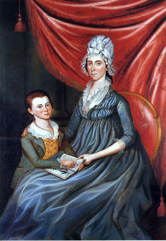  Charles Peale Polk Eleanor Conway Hite and Son, James Madison Hite - Canvas Art Print