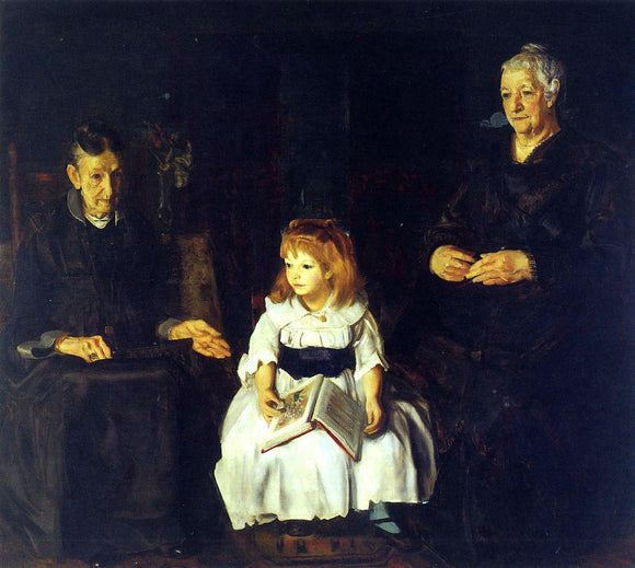  George Wesley Bellows Elinor, Jean and Anna - Canvas Art Print