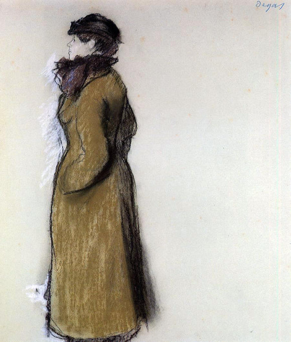  Edgar Degas Ellen Andree - Canvas Art Print