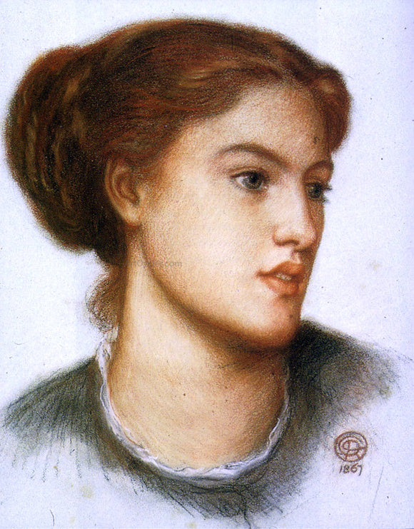  Dante Gabriel Rossetti Ellen Smith - Canvas Art Print