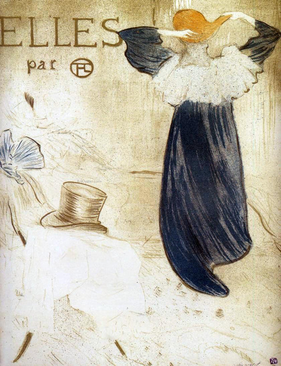  Henri De Toulouse-Lautrec Elles - Canvas Art Print