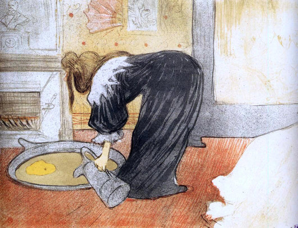  Henri De Toulouse-Lautrec Elles: Woman with a Tub - Canvas Art Print