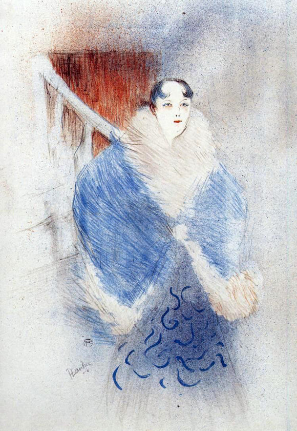  Henri De Toulouse-Lautrec Elsa, Known as the Viennese - Canvas Art Print