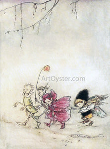  Arthur Rackham Elves - Canvas Art Print