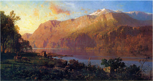  Thomas Hill Emerald Lake Near Tahoe - Canvas Art Print