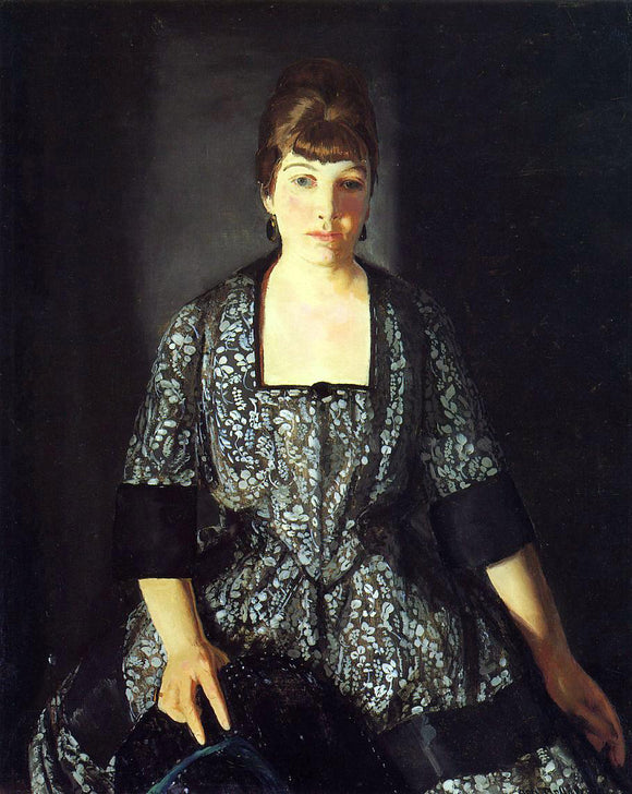  George Wesley Bellows Emma in the Black Print - Canvas Art Print