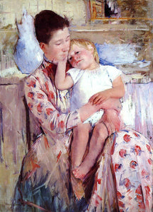  Mary Cassatt Emmie and Her Child - Canvas Art Print