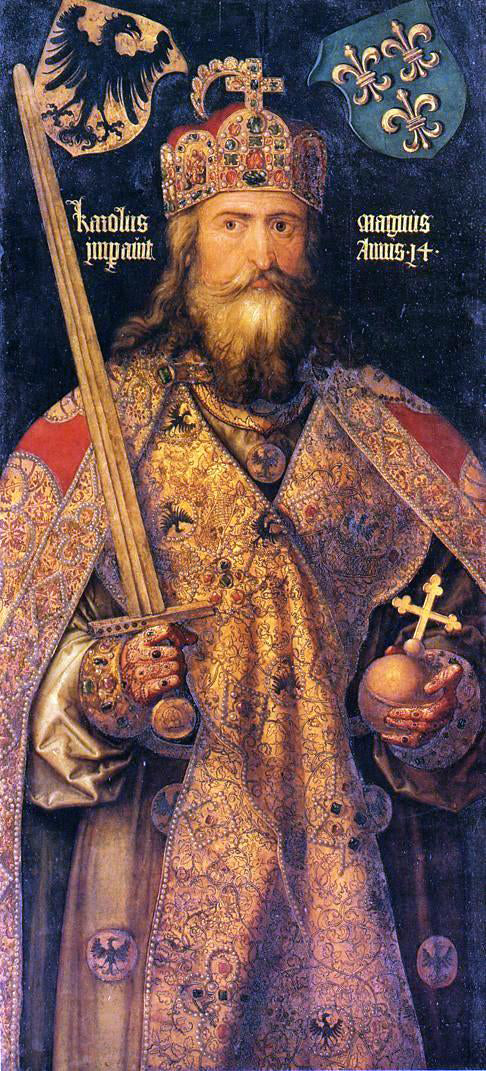 Albrecht Durer Emperor Charlemagne - Canvas Art Print