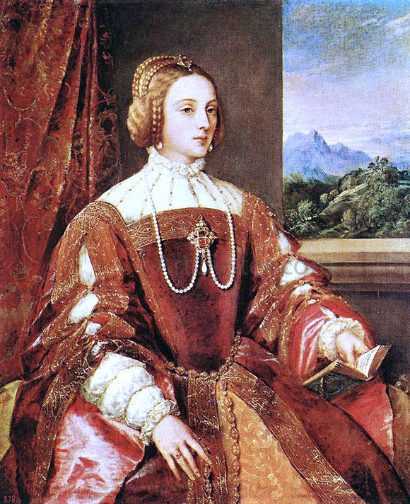  Titian Empress Isabel of Portugal - Canvas Art Print