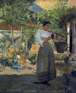  Ignacio Diaz Olano En el Jardin - Canvas Art Print