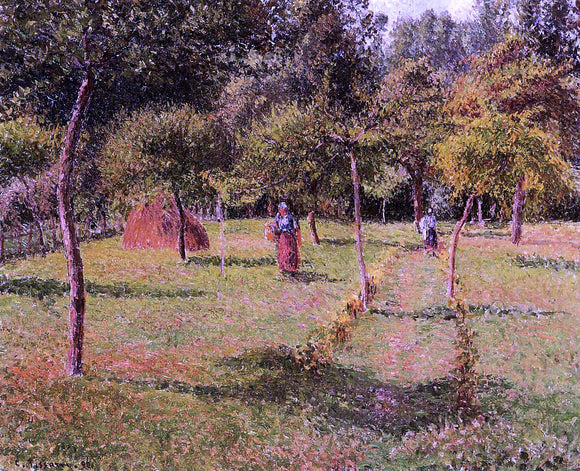  Camille Pissarro Enclosed Field at Eragny - Canvas Art Print