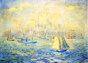  Theodore Earl Butler Entering New York Harbor - Canvas Art Print