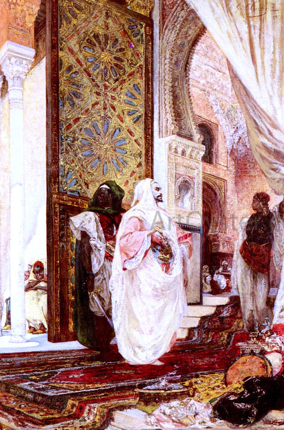  Georges Victor Clairin Entering the Harem - Canvas Art Print