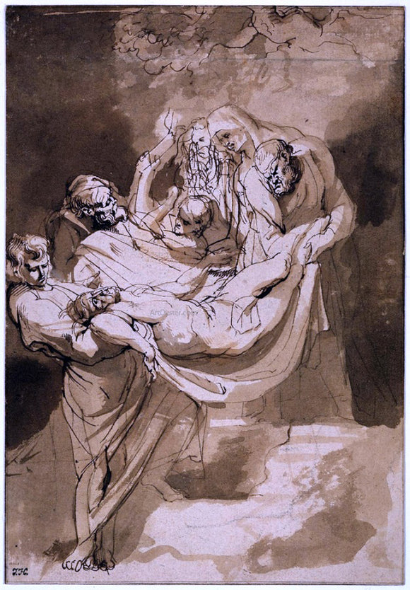  Peter Paul Rubens Entombment - Canvas Art Print