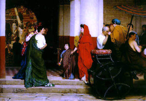  Sir Lawrence Alma-Tadema Entrance to a Roman Theatre - Canvas Art Print
