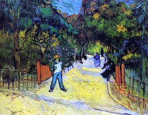  Vincent Van Gogh Entrance to the Public Park in Arles - Canvas Art Print