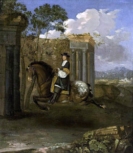  Barent Graat Equestrian Portrait of a Gentleman - Canvas Art Print