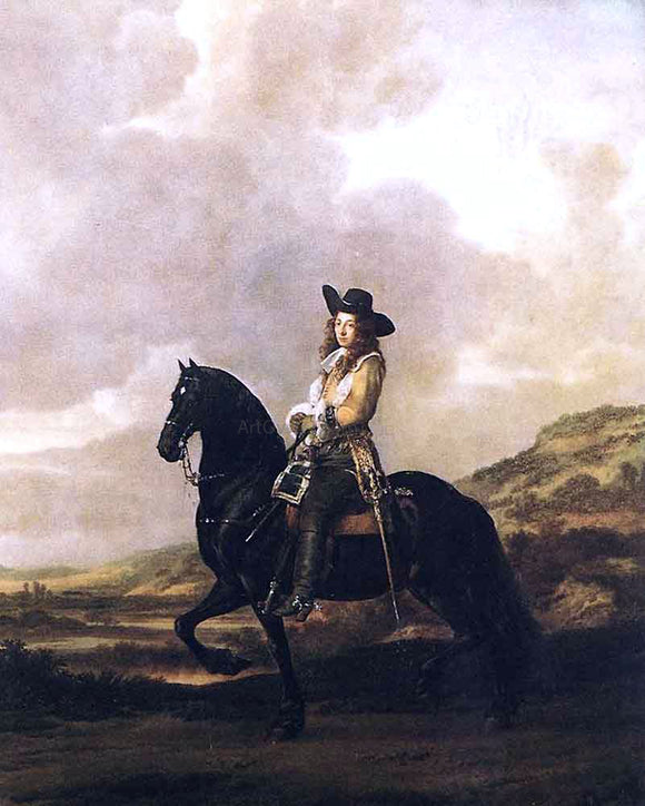  Thomas De Keyser Equestrian Portrait of Pieter Schout - Canvas Art Print
